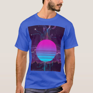 Circuits of the Sun Vaporwave T-Shirt