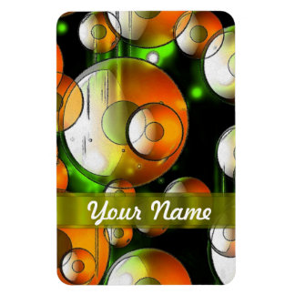 Circular abstract pattern magnet