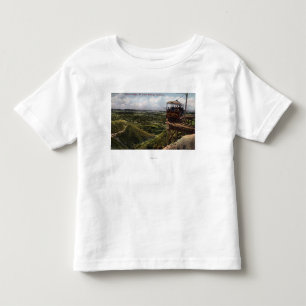 Circular Bridge Pacific Railway View Toddler T-Shirt