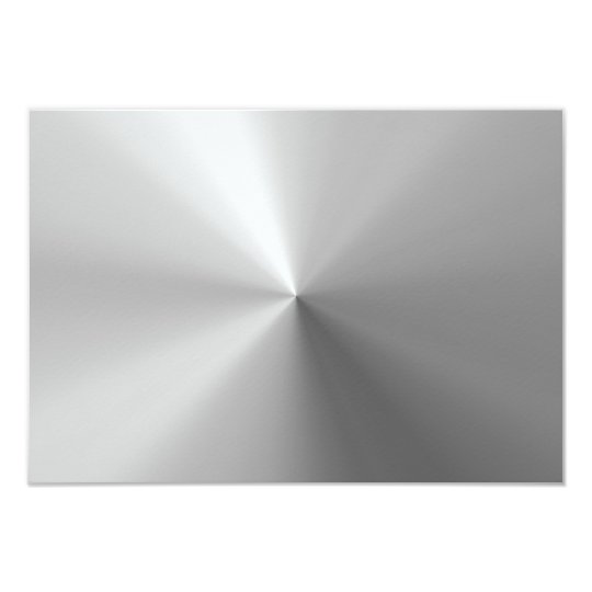 Circular Brushed Aluminium Textured Card