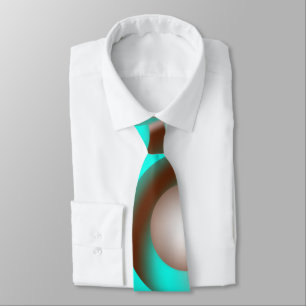 Circular Celestial Concentric Circles Tie