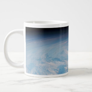 Circular Cloud Formation Over South Pacific Ocean. Large Coffee Mug