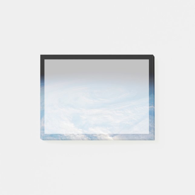 Circular Cloud Formation Over South Pacific Ocean. Post-it Notes (Front)