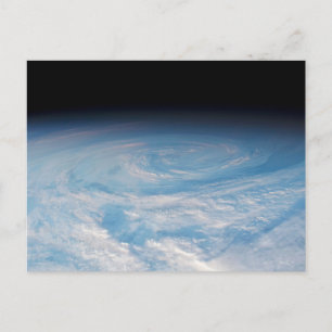 Circular Cloud Formation Over South Pacific Ocean. Postcard
