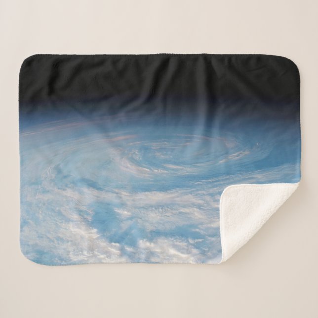 Circular Cloud Formation Over South Pacific Ocean. Sherpa Blanket (Front (Horizontal))