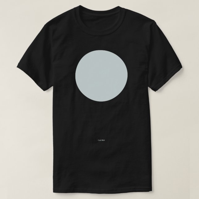 Circular Crayola Cool Mint T-Shirt (Design Front)