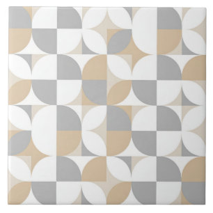 Circular Flow – Bauhaus Style Ceramic Tile