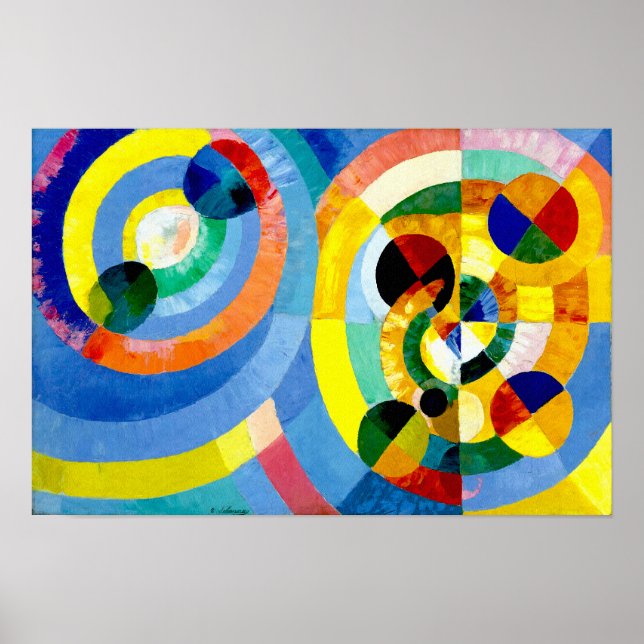 Circular Forms by Robert Delaunay Poster (Front)