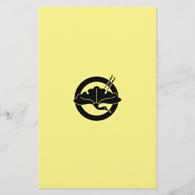 Circular Gingko Tsurunsen Stationery (Front)