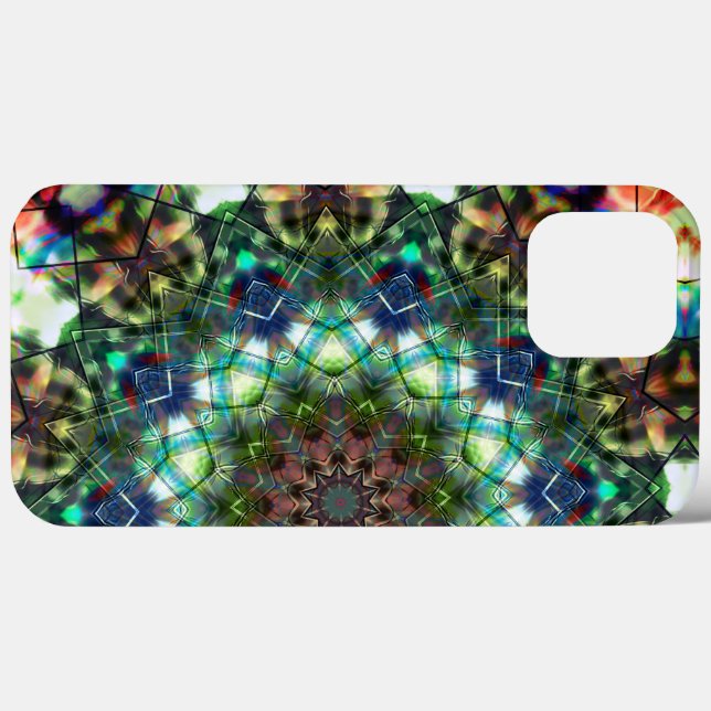 Circular kaleidoscope under acrylic style  Case-Mate iPhone case (Back (Horizontal))