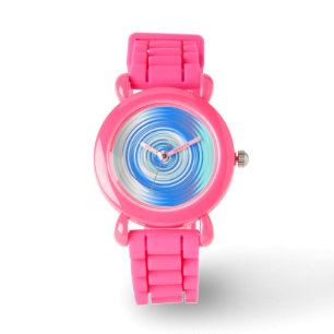 circular metallic watch