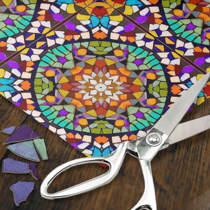 Circular Mosaic - 3D effect - Decoupage Crafting Tissue Paper