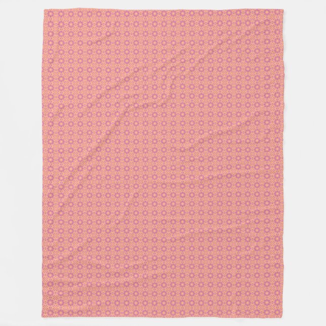 Circular Pattern Fleece Blanket (Front)