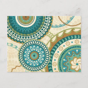 Circular Patterns Postcard