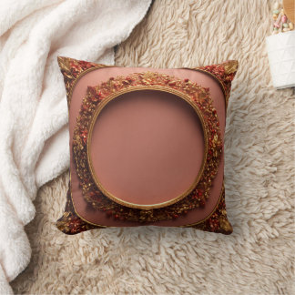 Circular PNG frame Design Throw Pilllow Cushion