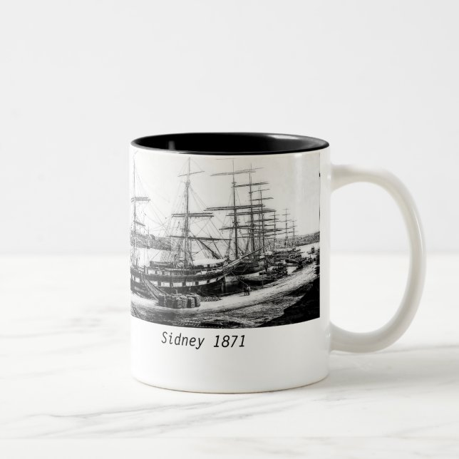 Circular Quay 1871 Two-Tone Coffee Mug (Right)