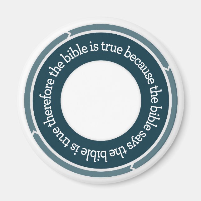 Circular Reasoning Magnet (Front)