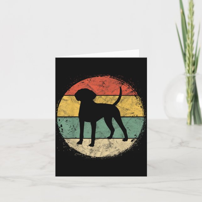 Circular Retro Dalmatian Owner Gift Parent Card (Front)