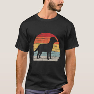 Circular Retro Labrador Owner Golden Black Lab Da T-Shirt