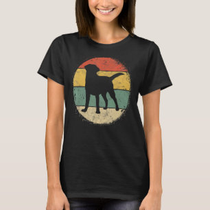 Circular Retro Labrador Owner Golden Black Lab Da T-Shirt