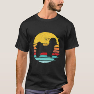 Circular Retro Shih Tzu Owner Gift Parents Apparel T-Shirt