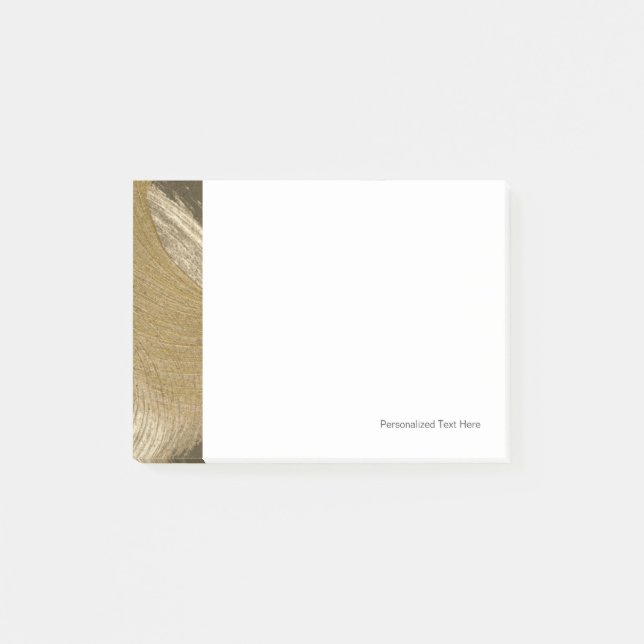 Circular Sandstorm in Tan and Dark Brown Post-it Notes (Front)