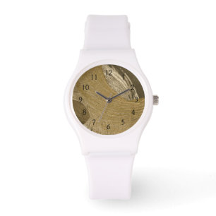 Circular Sandstorm in Tan and Dark Brown Watch