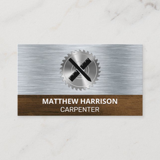 Circular Saw | Architect Tools Business Card (Front)