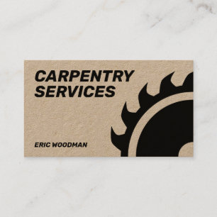Circular saw giant cover  business card