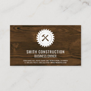 Circular Saw   Home Repair Tools   Wood Business Card