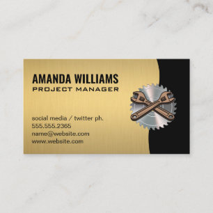 Circular Saw Wrenches Hardware Business Card