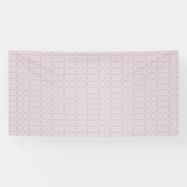 circular shapes seamless pattern banner (Horizontal)