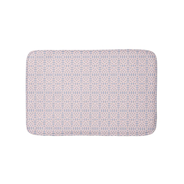 circular shapes seamless pattern bath mat (Front)
