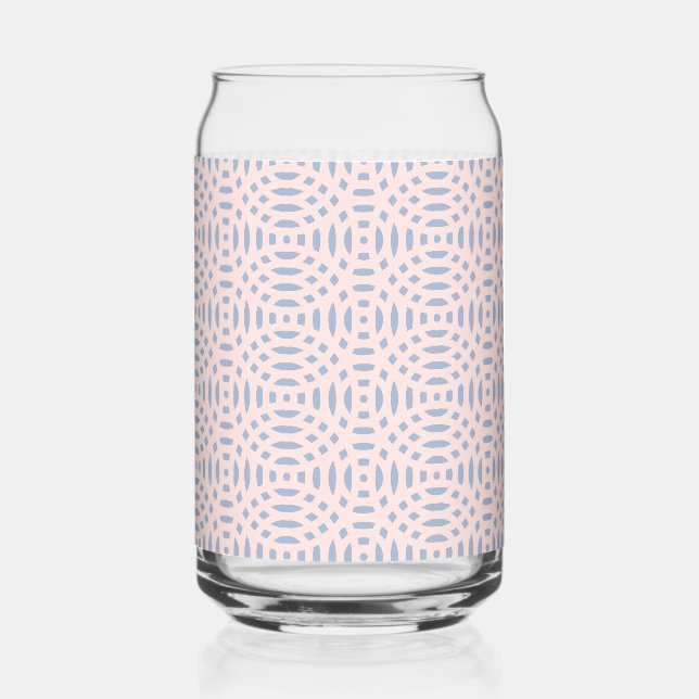circular shapes seamless pattern can glass (Front)