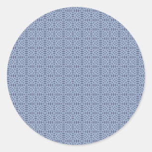 circular shapes seamless pattern classic round sticker