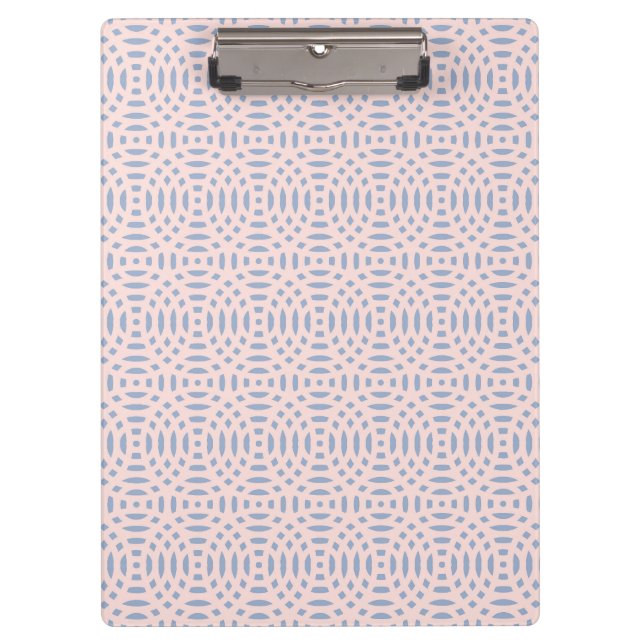 circular shapes seamless pattern clipboard (Front)