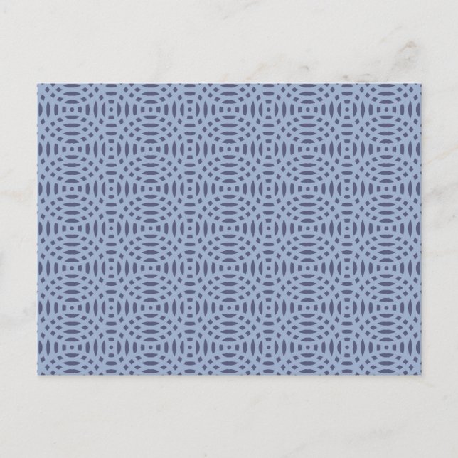 circular shapes seamless pattern holiday postcard (Front)