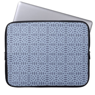 circular shapes seamless pattern laptop sleeve