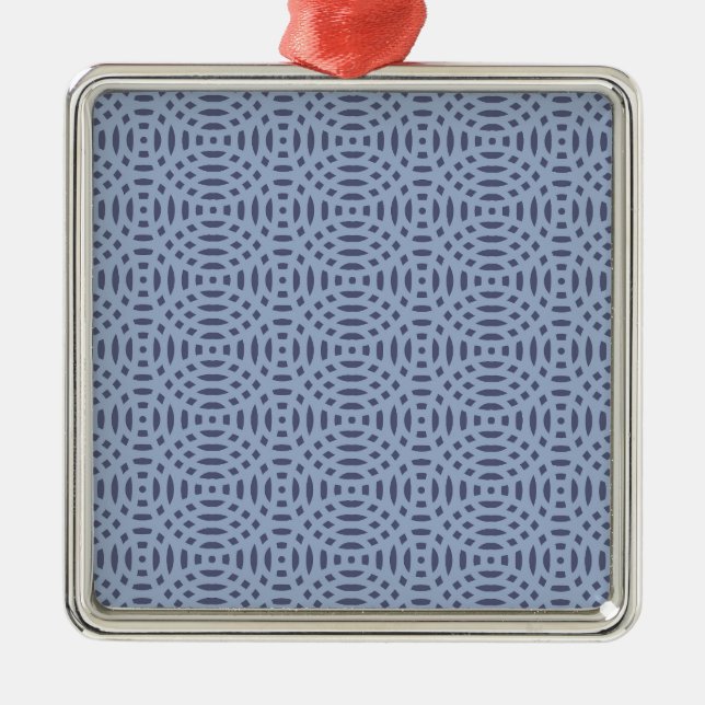 circular shapes seamless pattern metal ornament (Front)