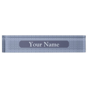 circular shapes seamless pattern nameplate
