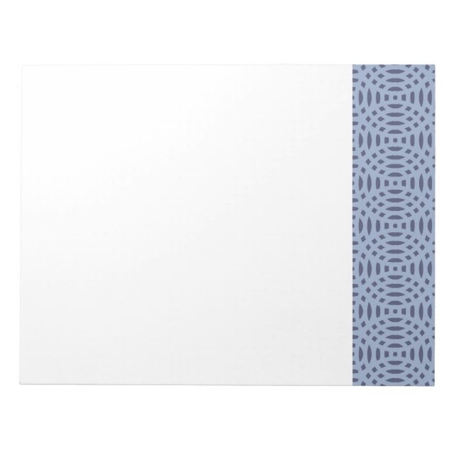 circular shapes seamless pattern notepad (Front)