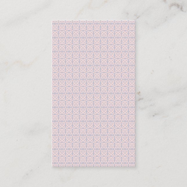 circular shapes seamless pattern place card (Front)