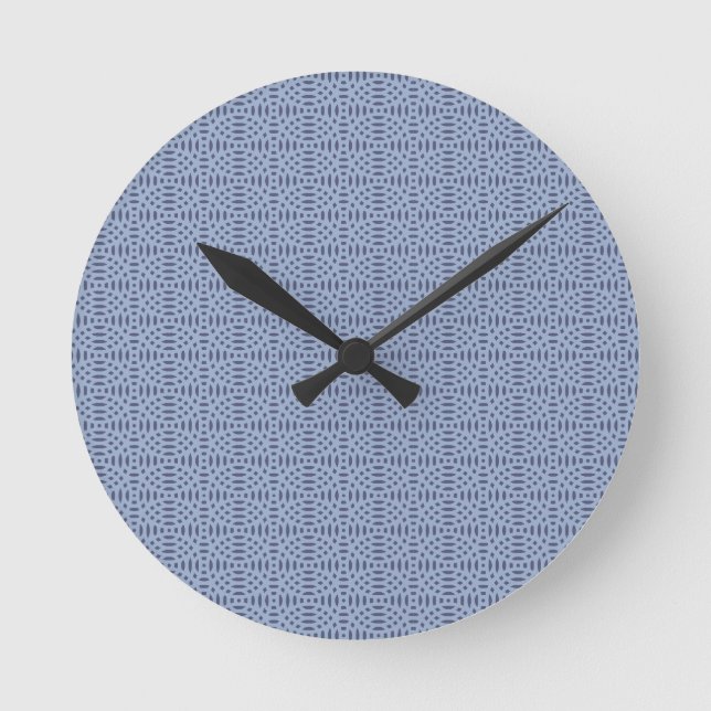 circular shapes seamless pattern round clock (Front)