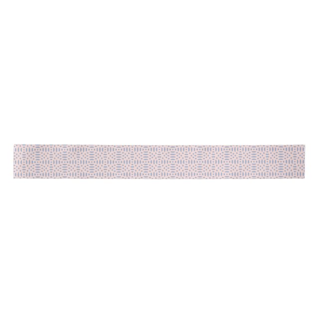 circular shapes seamless pattern satin ribbon (Front)