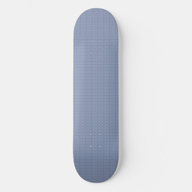 circular shapes seamless pattern skateboard (Front)