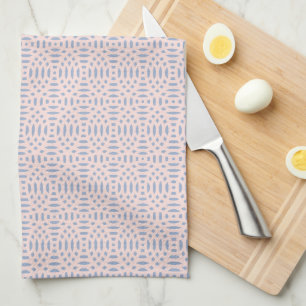 circular shapes seamless pattern tea towel