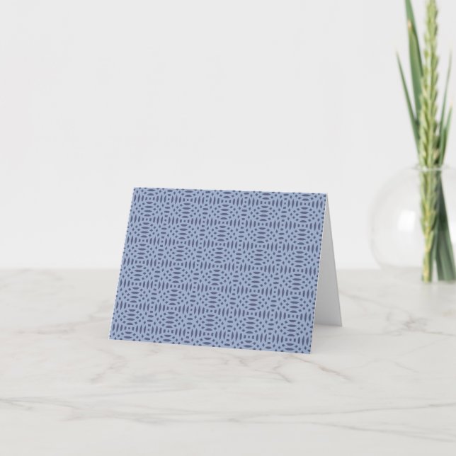 circular shapes seamless pattern thank you card (Front)