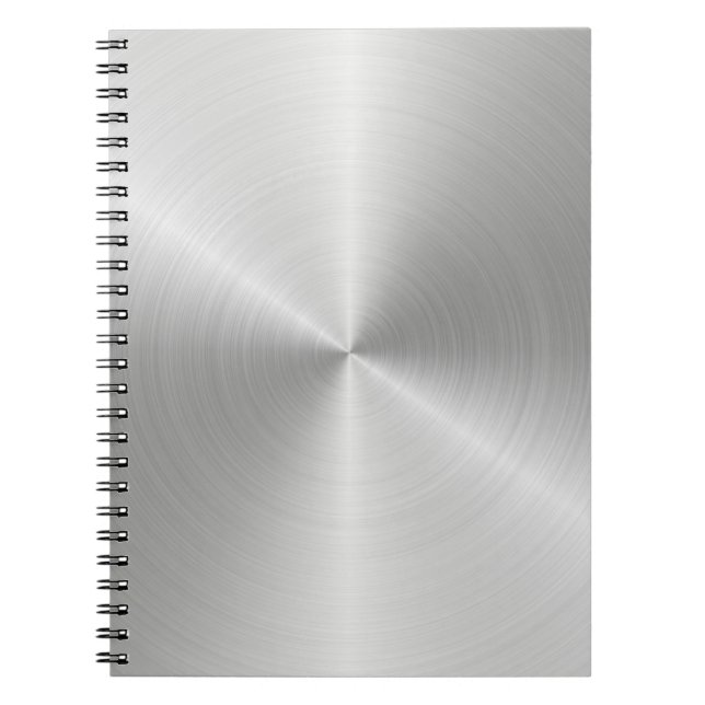 Circular slabs metal iron notebook (Front)
