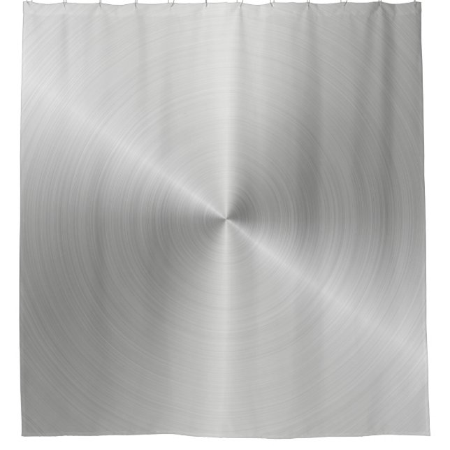 Circular slabs metal iron shower curtain (Front)