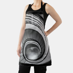 Circular Stairway BW Apron